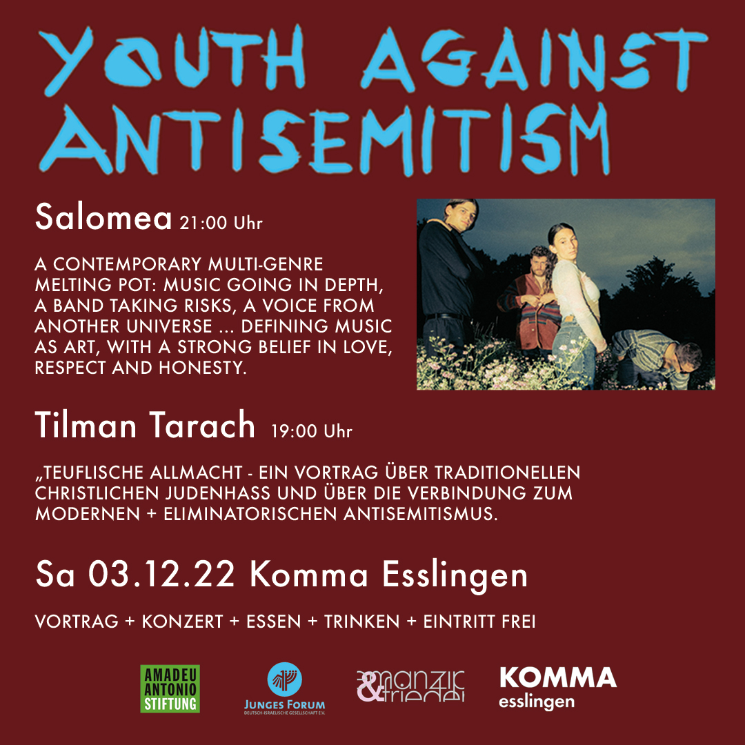 Flyer Youth Against Antisemitism 2022 rot E