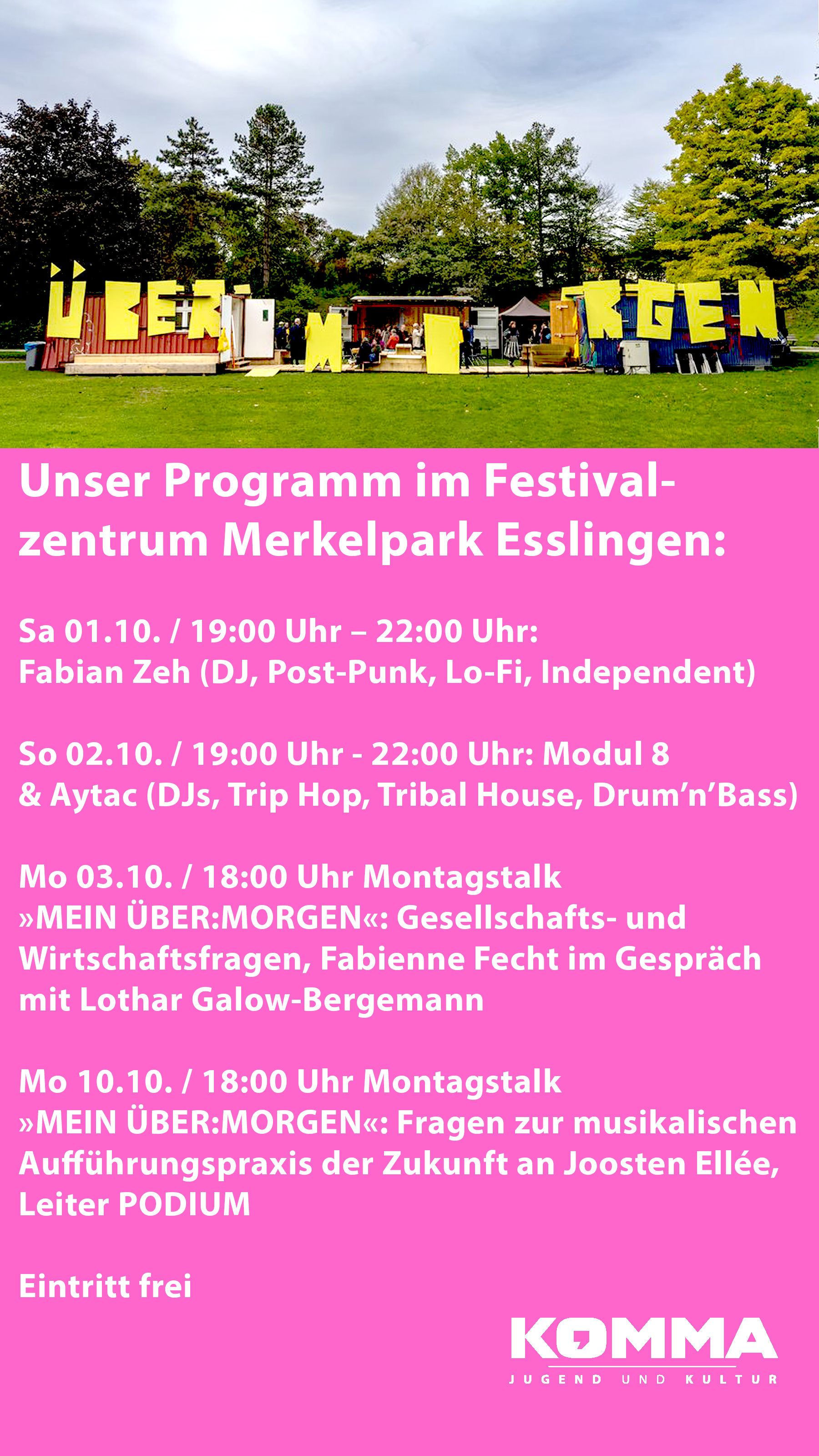 Programm Merkelpark